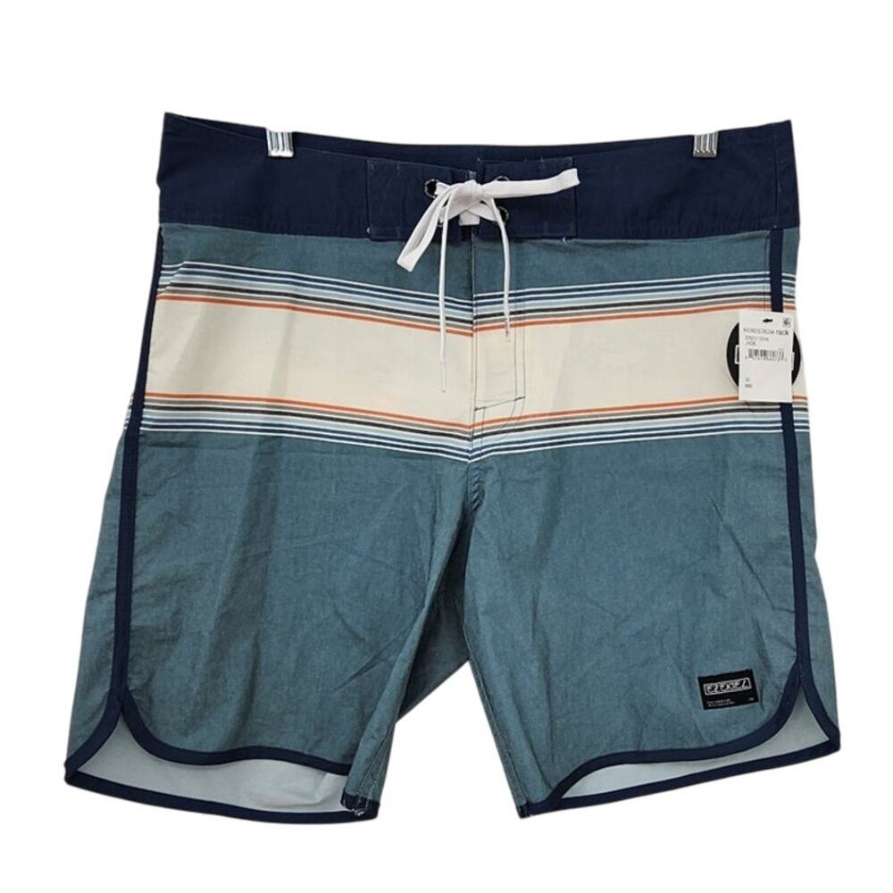 New NWT Men's Ezekiel Wetlands Board Shorts Jade Swim Trunks Unlined Size‎ 32